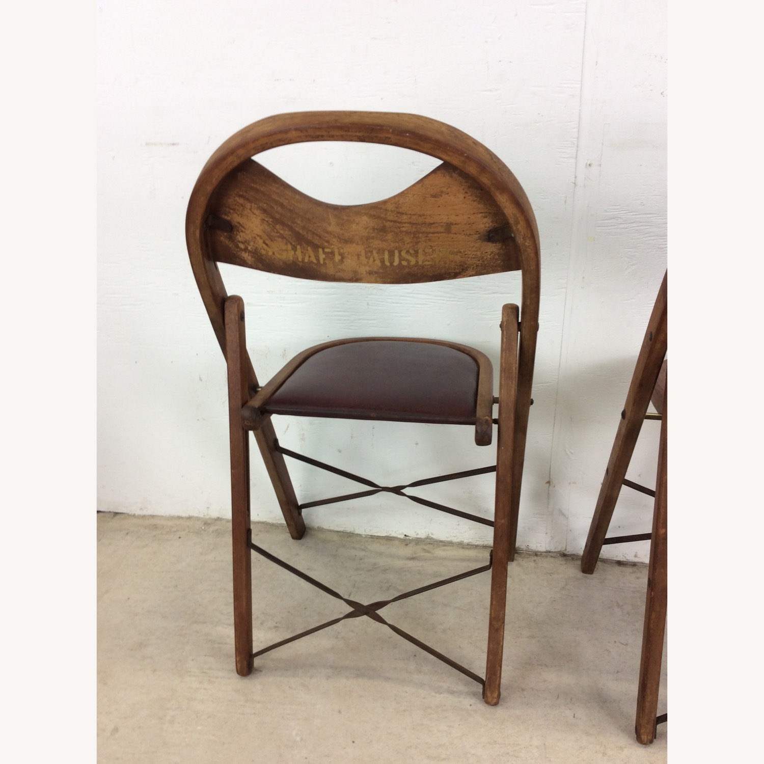 Set of 4 Antique Folding Chairs - image-16