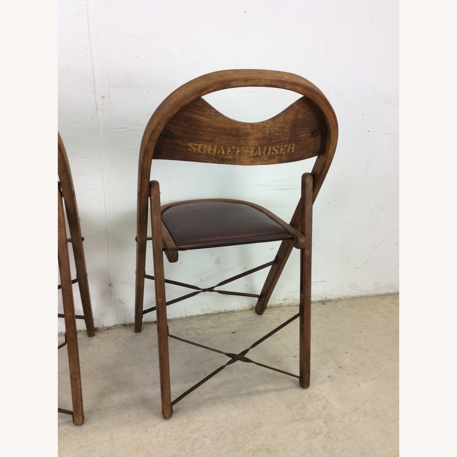 Set of 4 Antique Folding Chairs - image-17