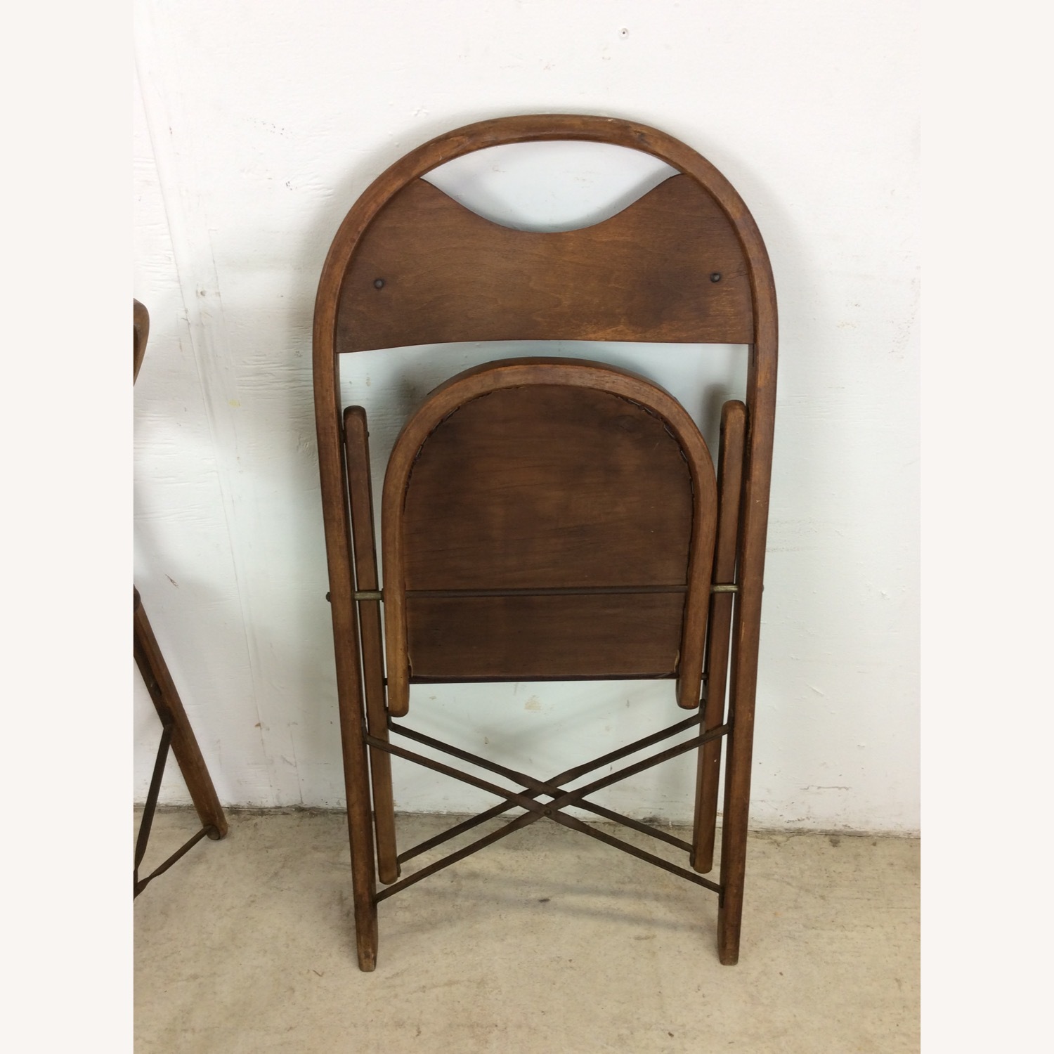 Set of 4 Antique Folding Chairs - image-25