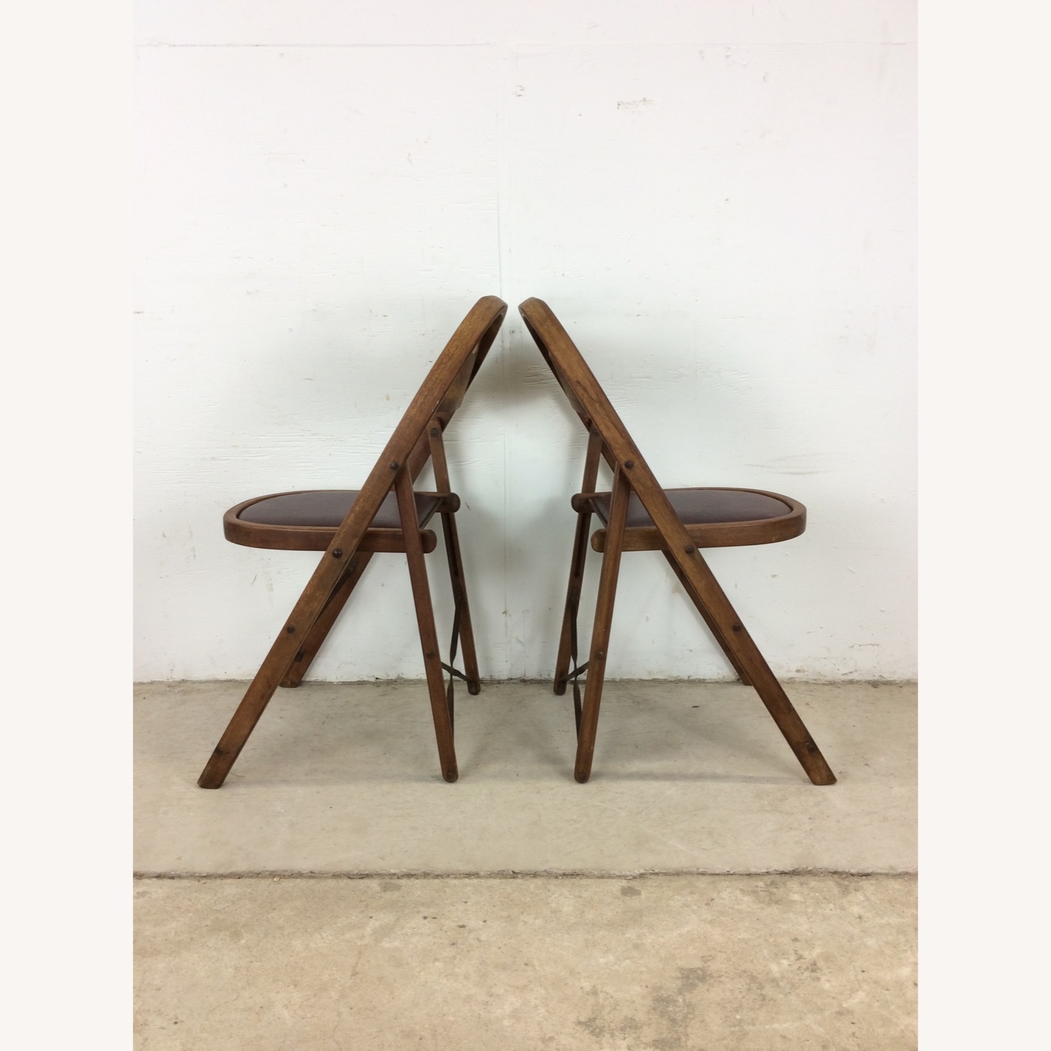 Set of 4 Antique Folding Chairs - image-21