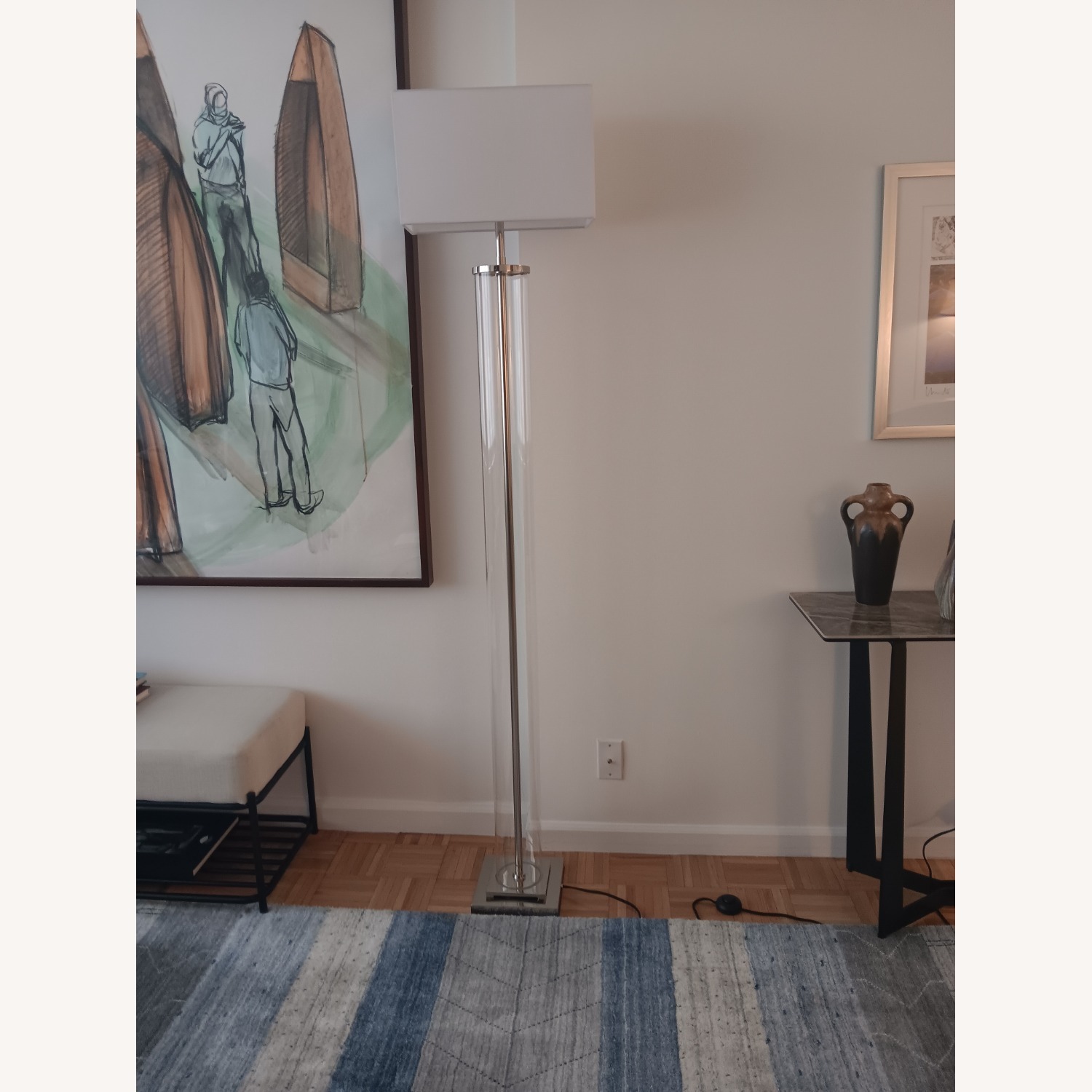 French Column Floor Lamp - image-1