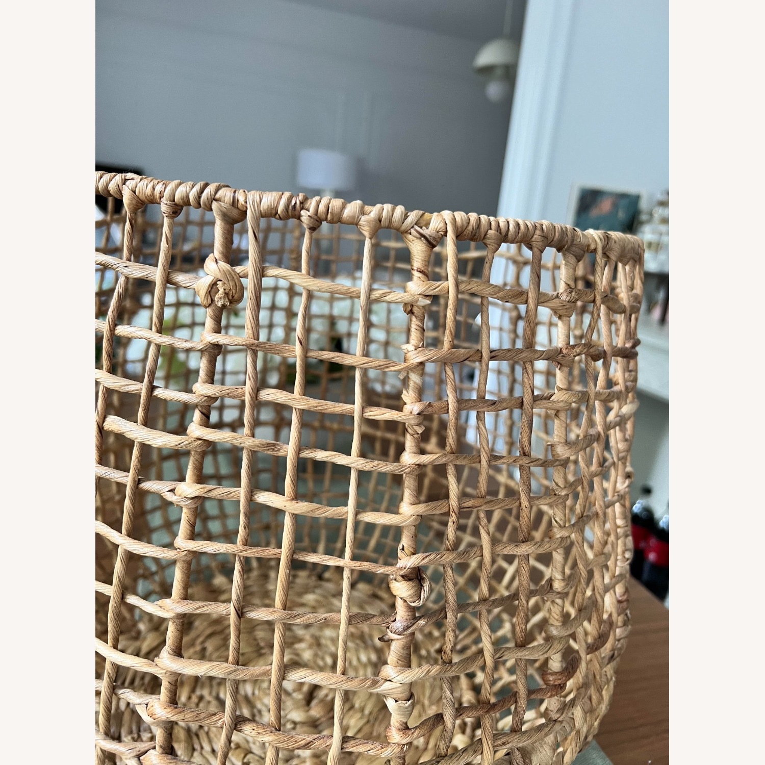 CB2 Round Net Natural Baskets (2) - image-2
