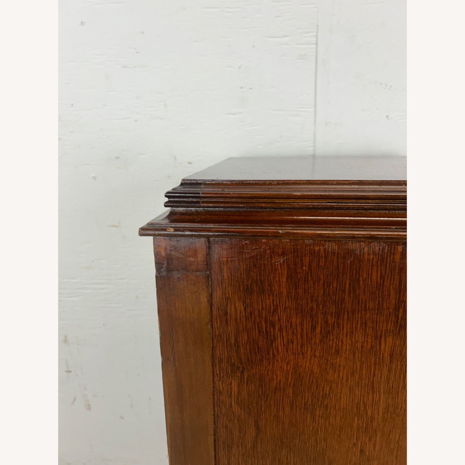 Antique Jacobean Gothic Carved Walnut End Table - image-22