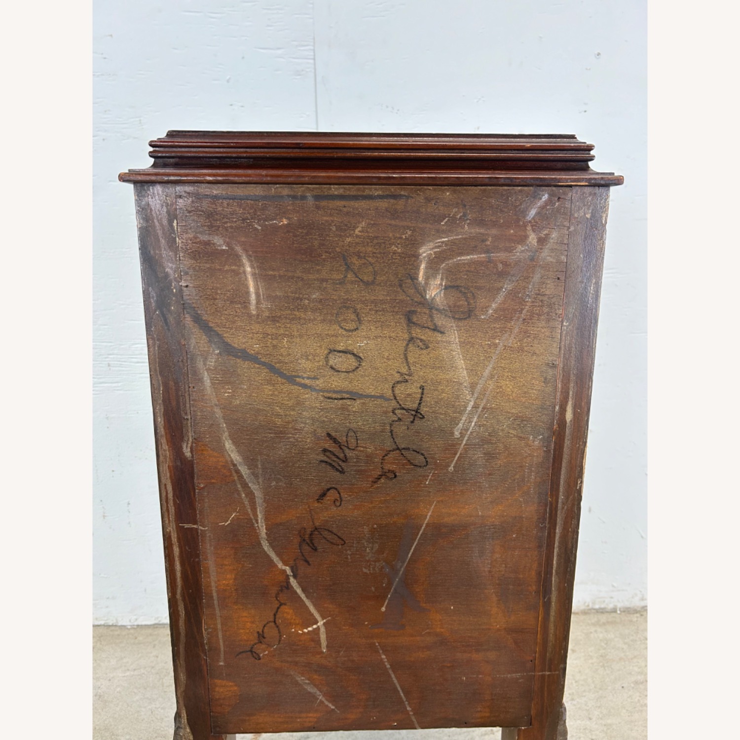 Antique Jacobean Gothic Carved Walnut End Table - image-20