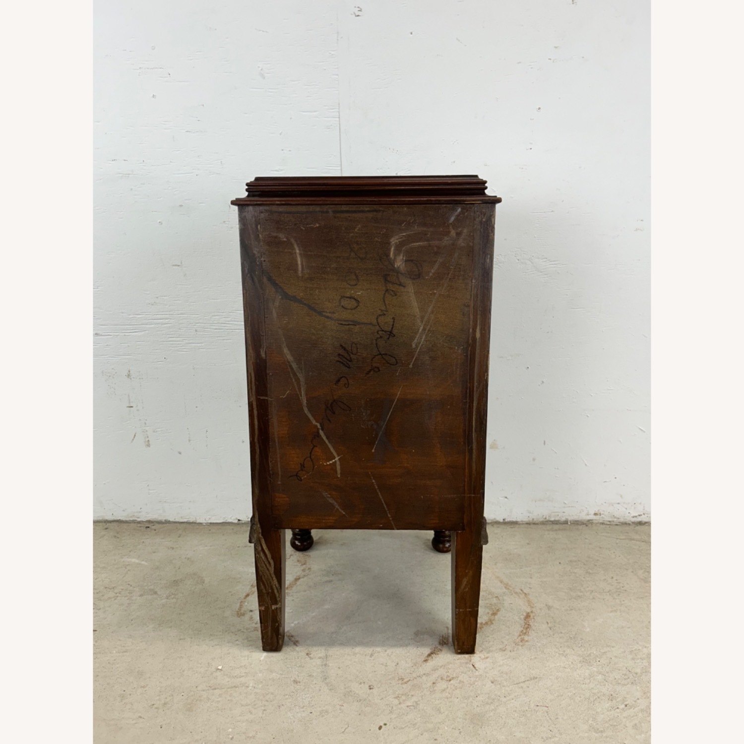 Antique Jacobean Gothic Carved Walnut End Table - image-19