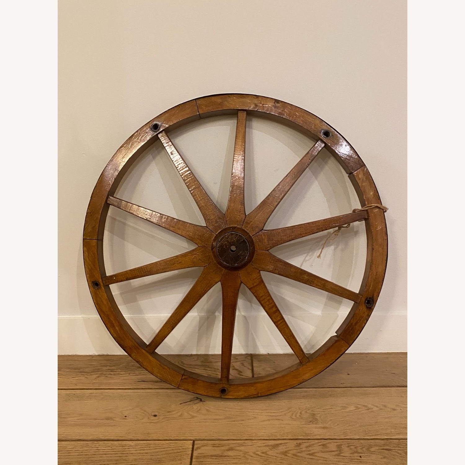 Wheel Wooden Decorative Rustic - image-3