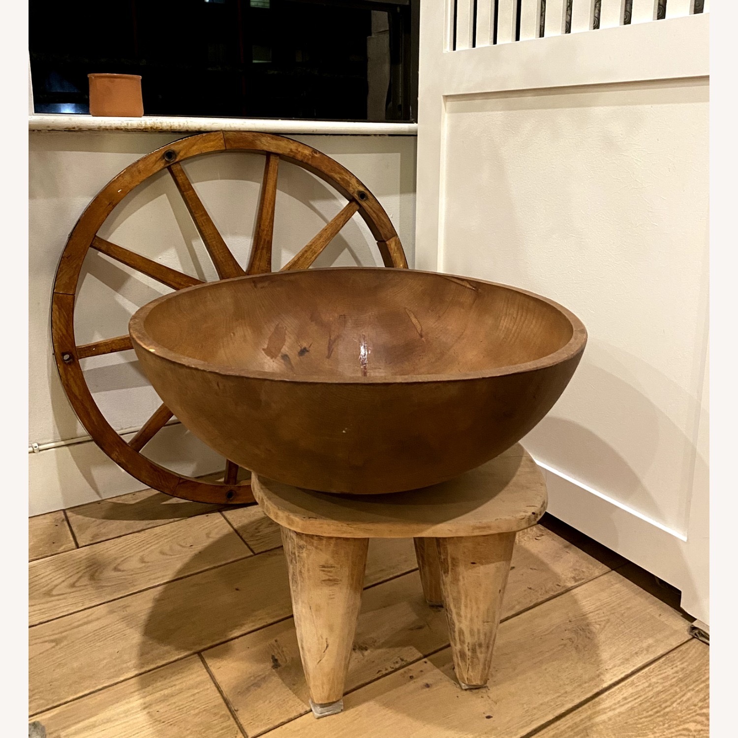 Wheel Wooden Decorative Rustic - image-6