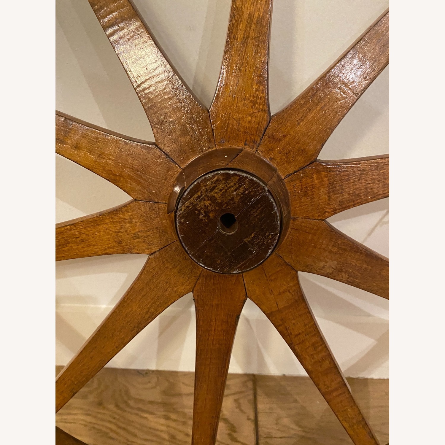 Wheel Wooden Decorative Rustic - image-5