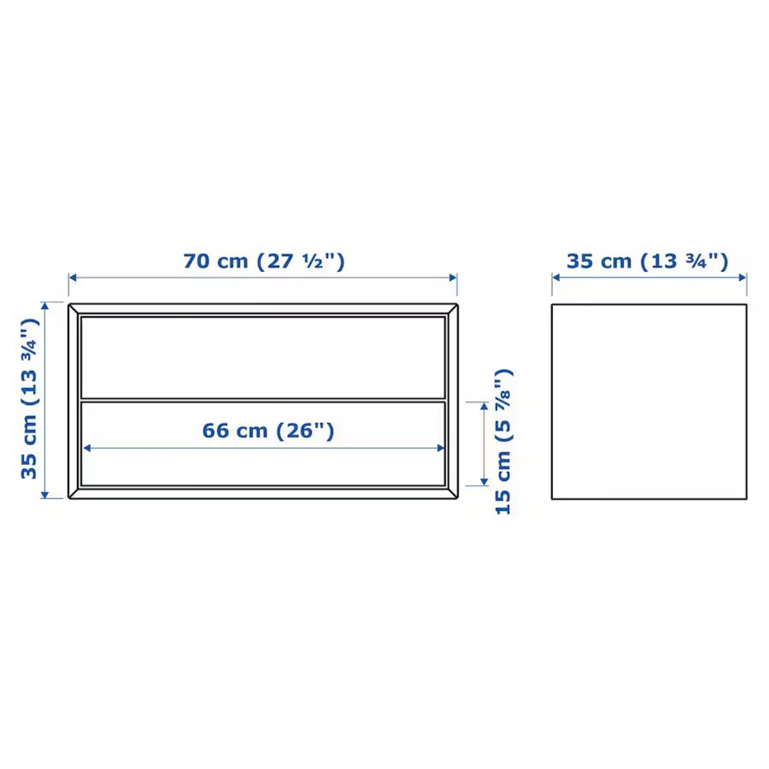IKEA EKET Cabinet with 2 Drawers - image-3