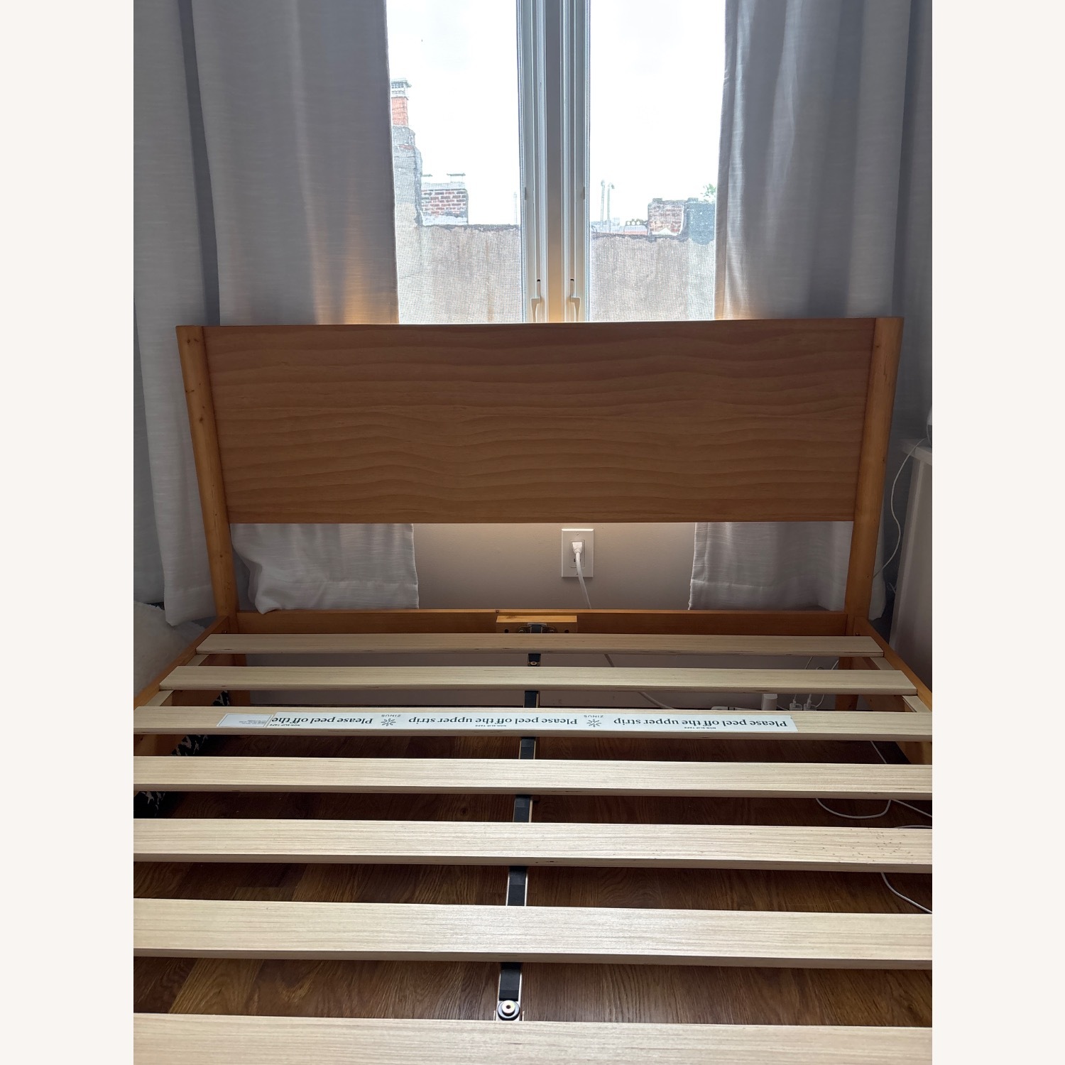 Solid Wood Mid Century Modern Platform Bed - image-5