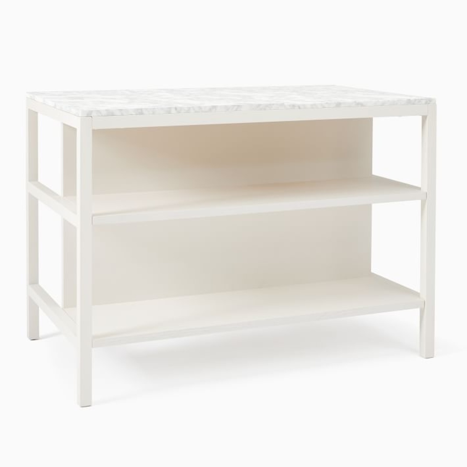 West Elm Frame Kitchen Console-Marble - image-5