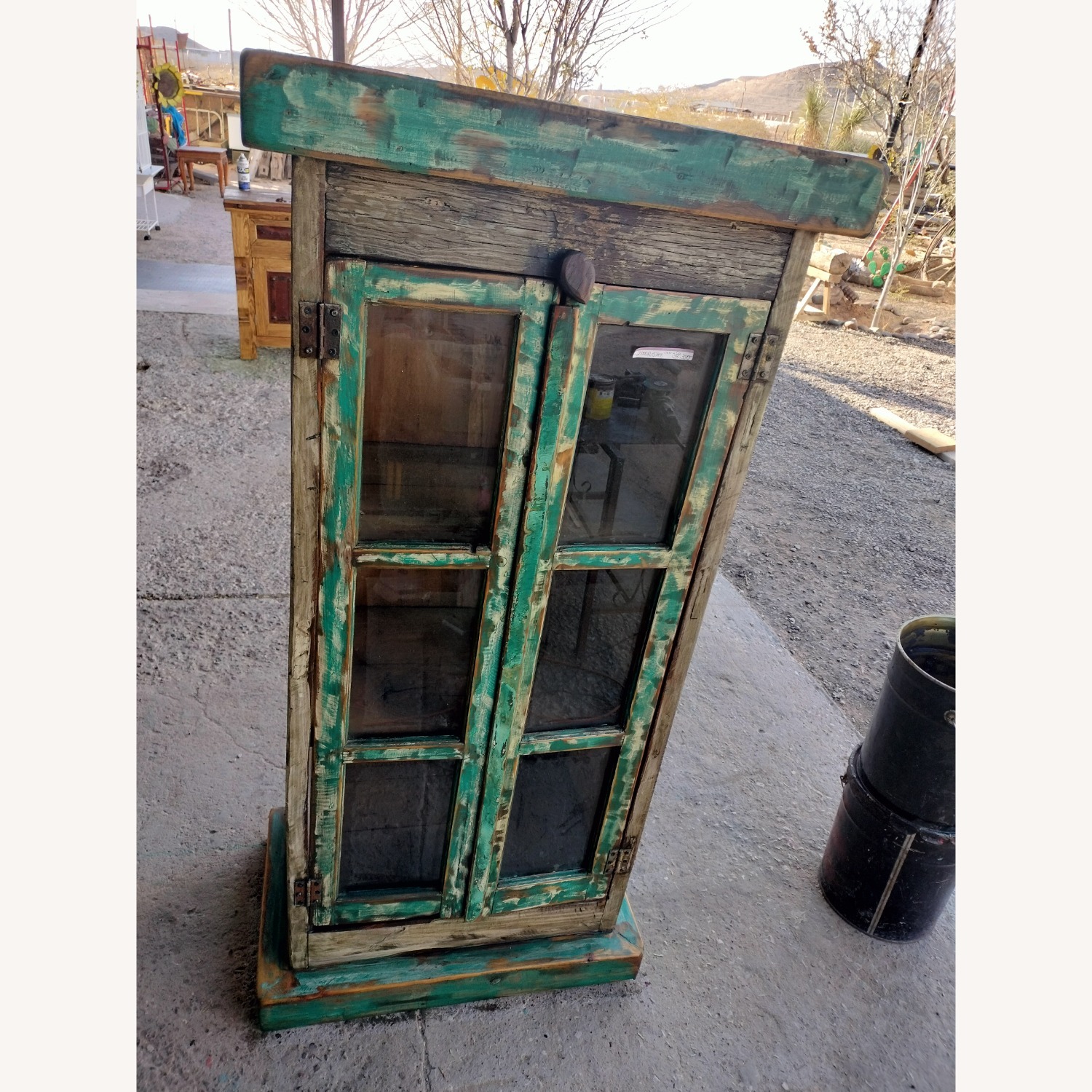  Old Door Storage Cabinet - image-2