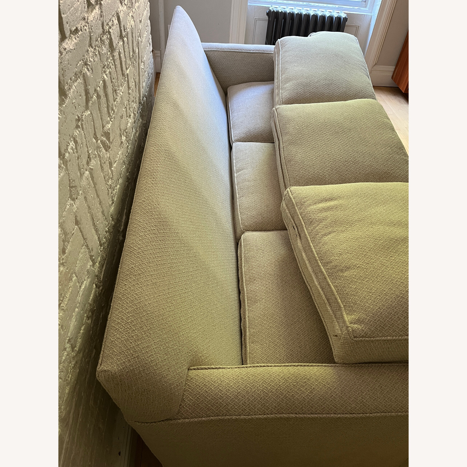 Room & Board Seaton 86" Three-Cusion Sofa in Tiad Porcelain - image-5