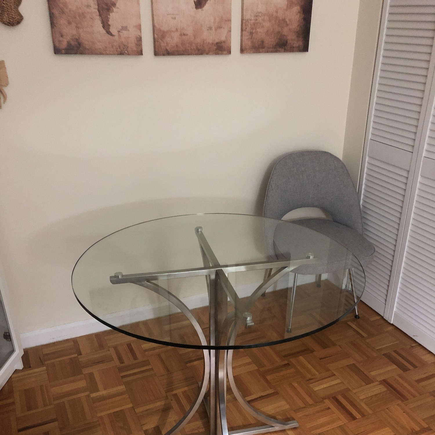 Glass Top Modern Dining Table - image-3