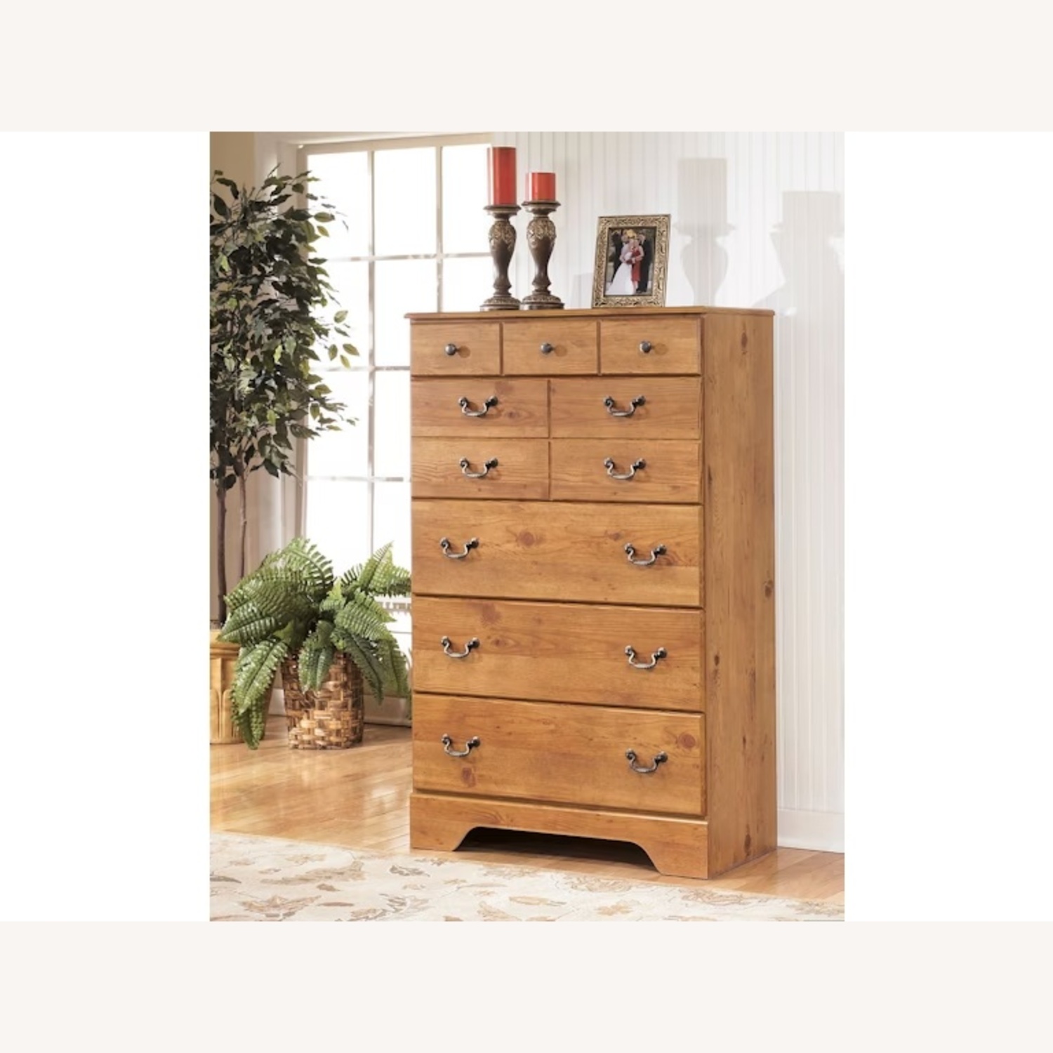 Ashley Conrad Pine Chest - image-0