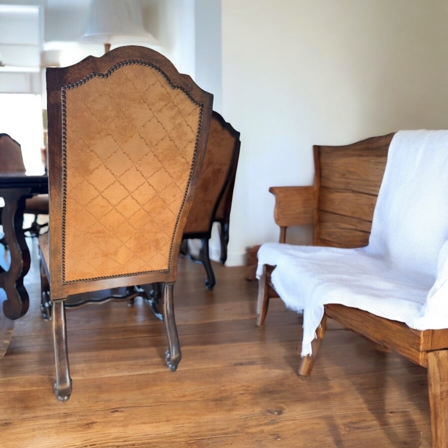 Drexel 11p French Country Dining Table Set Chairs - image-4