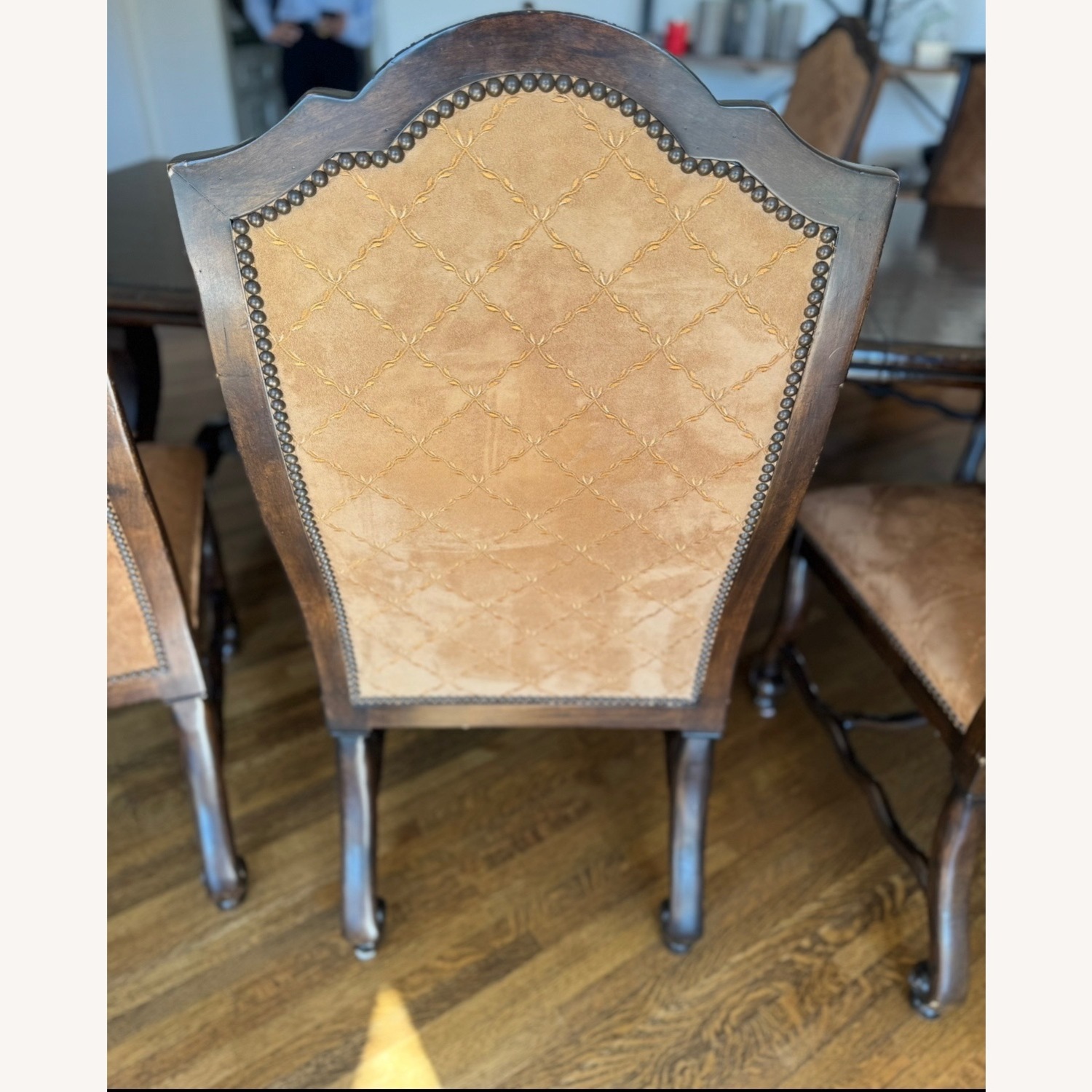 Drexel 11p French Country Dining Table Set Chairs - image-6