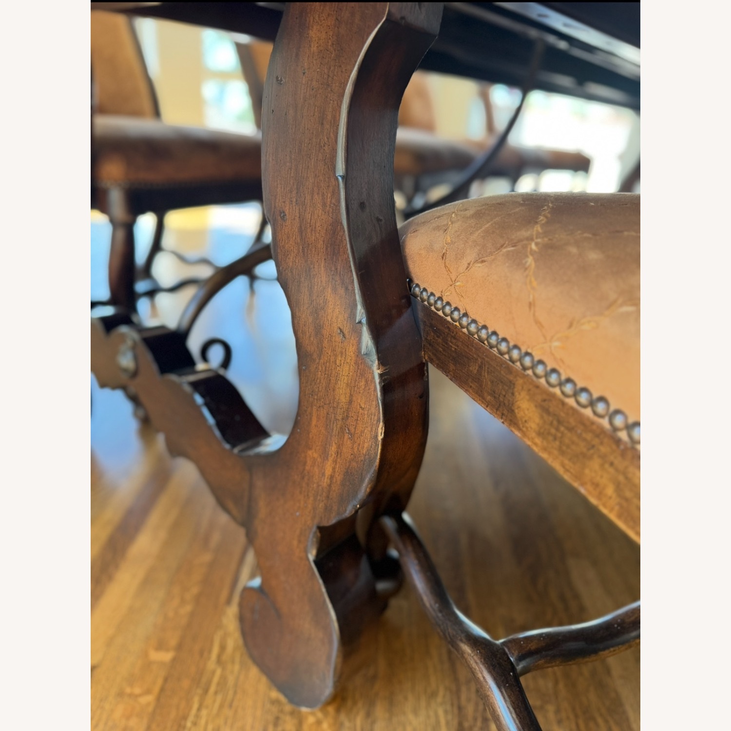 Drexel 11p French Country Dining Table Set Chairs - image-12