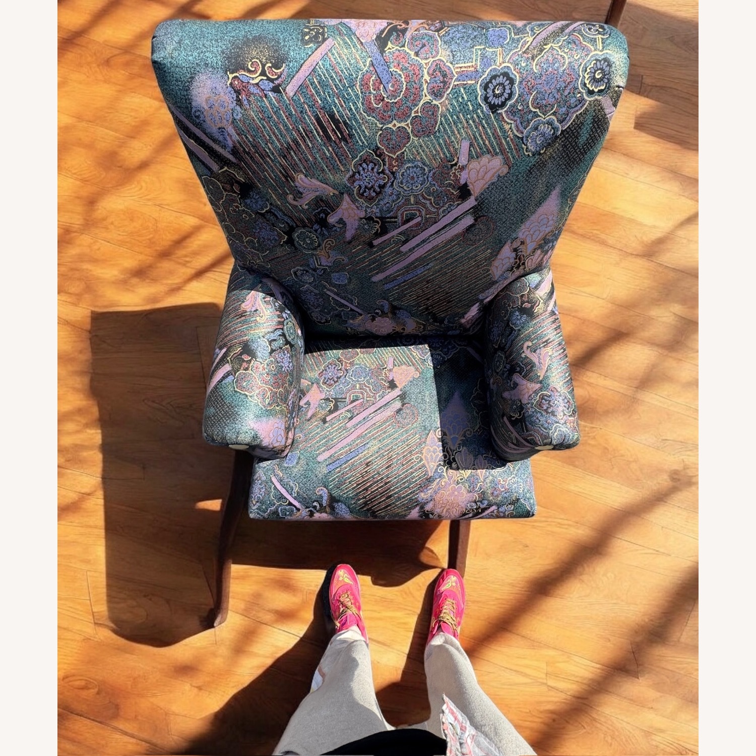 Rare Vintage Mastercraft Insprd Art Deco Armchair - image-3