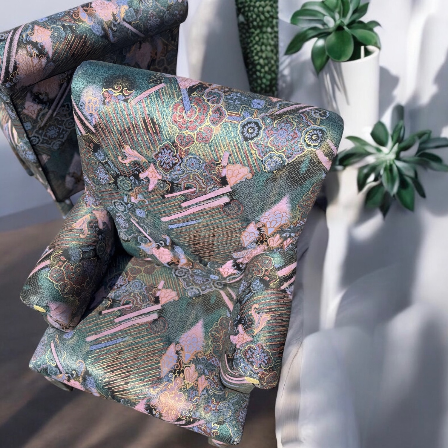 Rare Vintage Mastercraft Insprd Art Deco Armchair - image-4