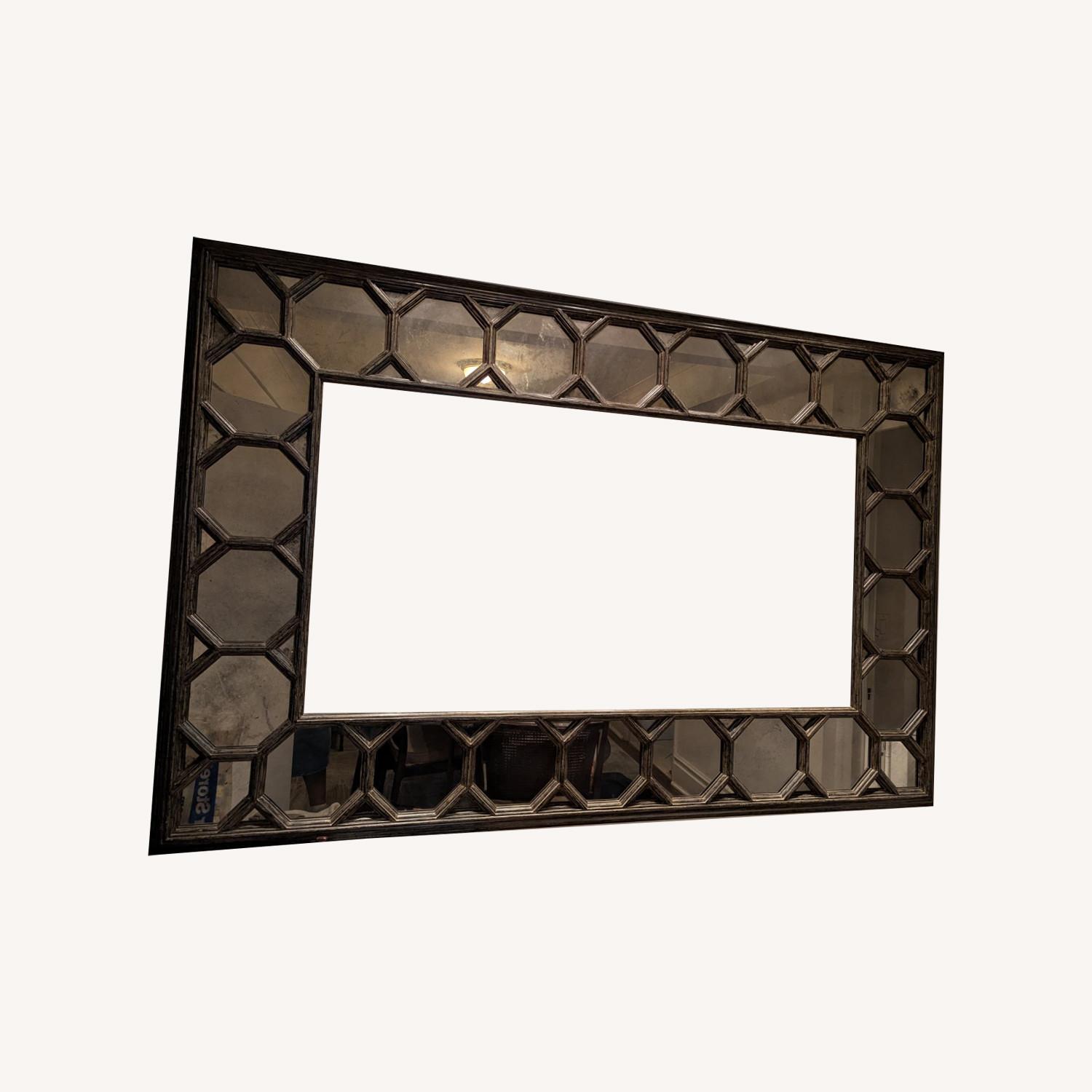 Vintage Octagonal Panel Mirror - image-0