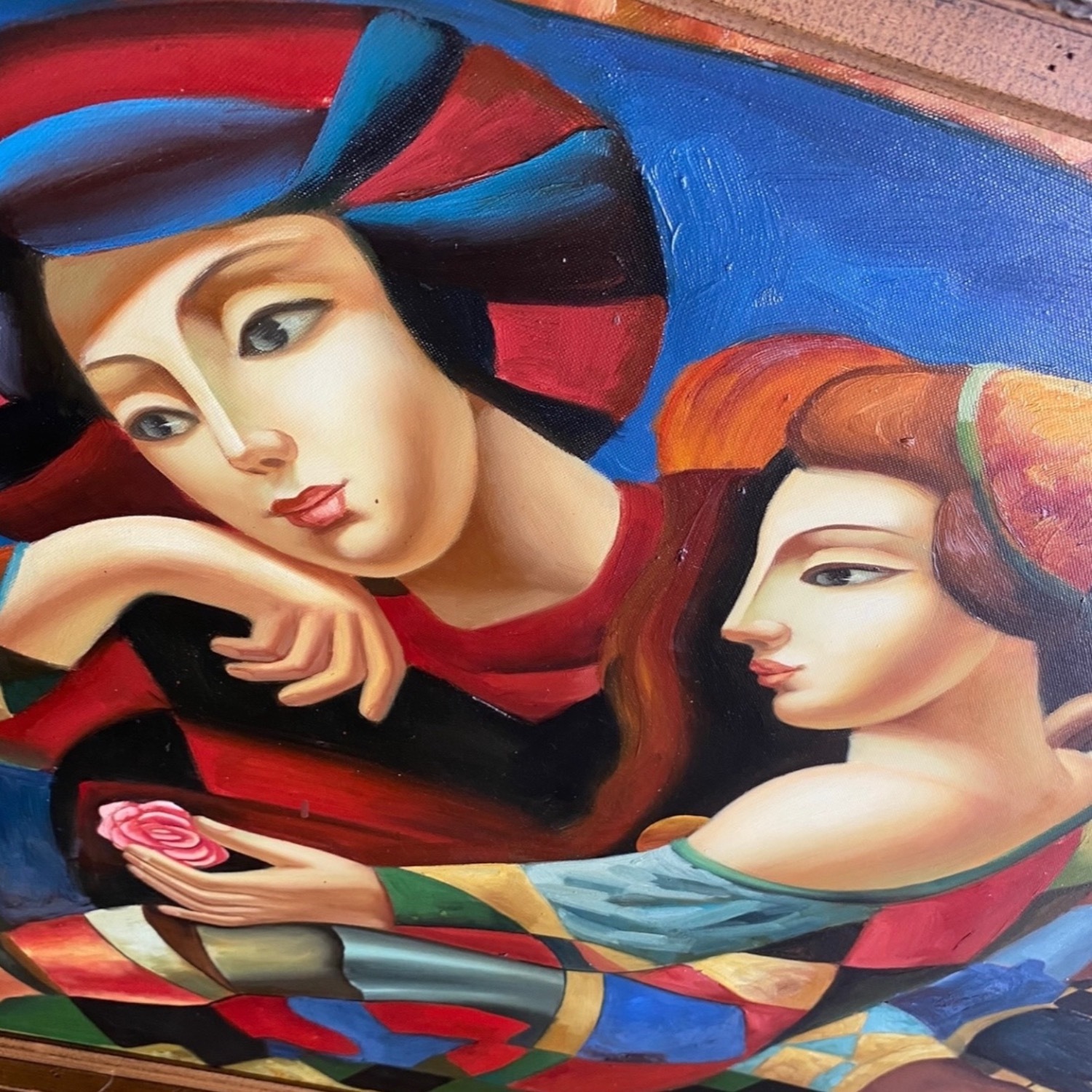 Oleg Zhivetin Style framed Figurative Art Painting - image-3