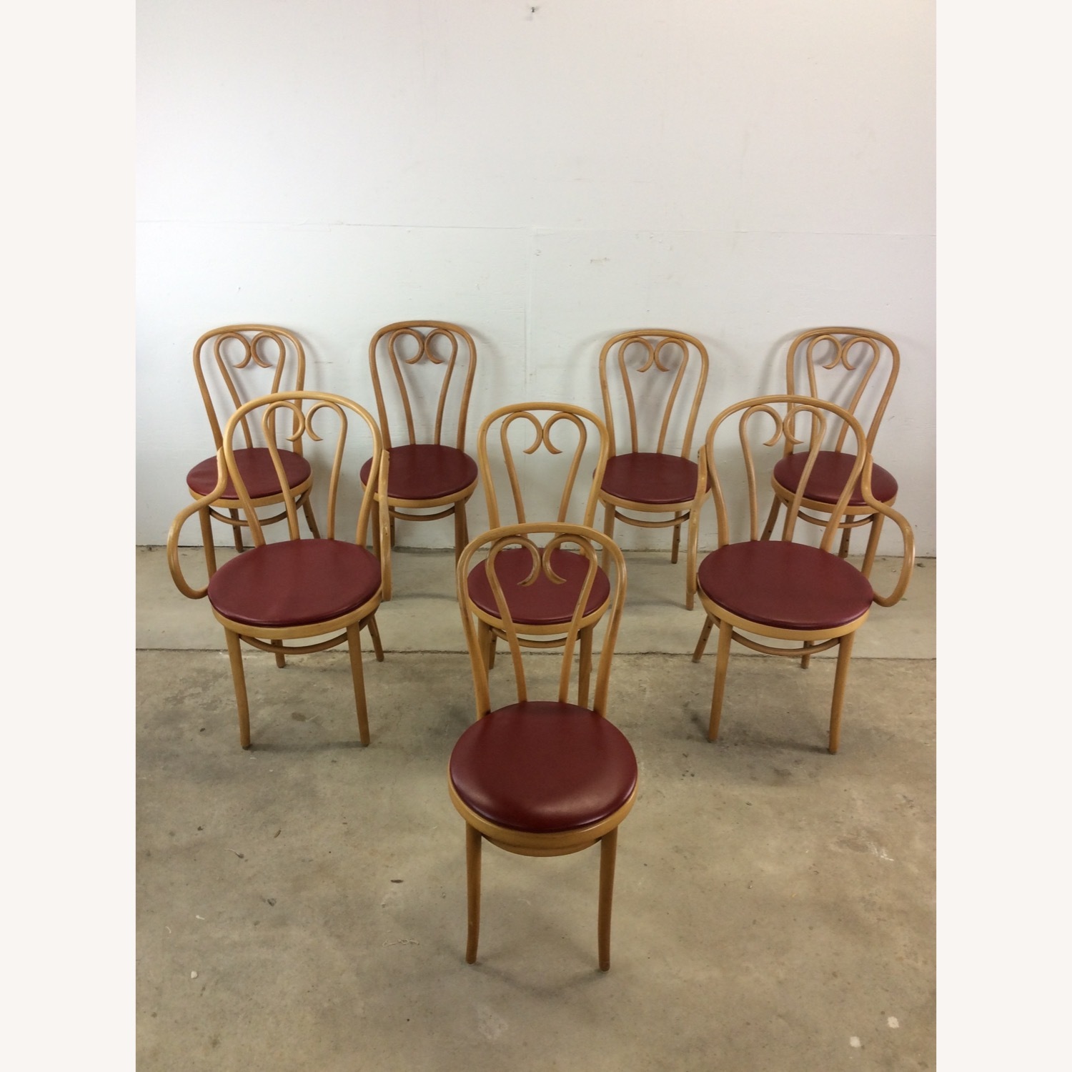 Set of 8 Thonet Style Dining Chairs - image-2