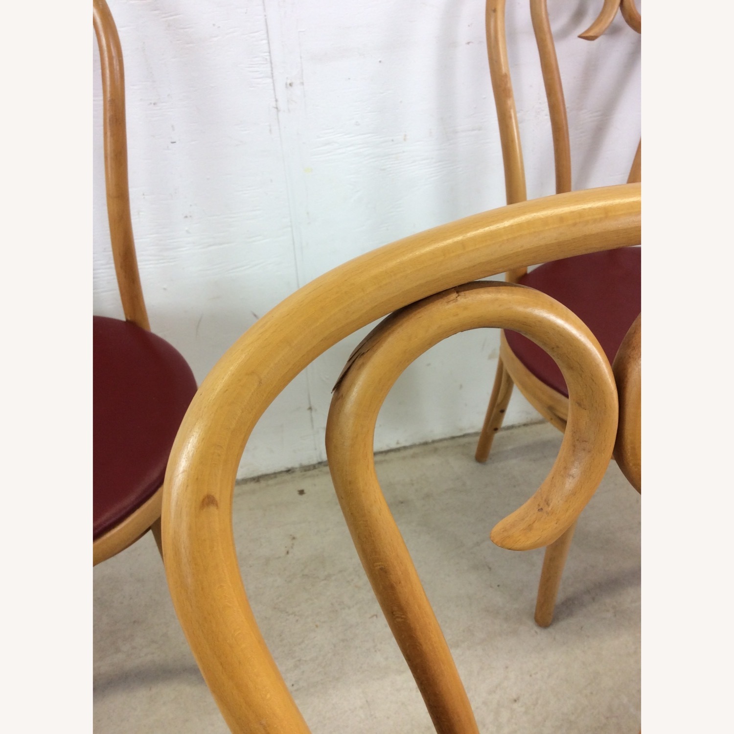 Set of 8 Thonet Style Dining Chairs - image-5