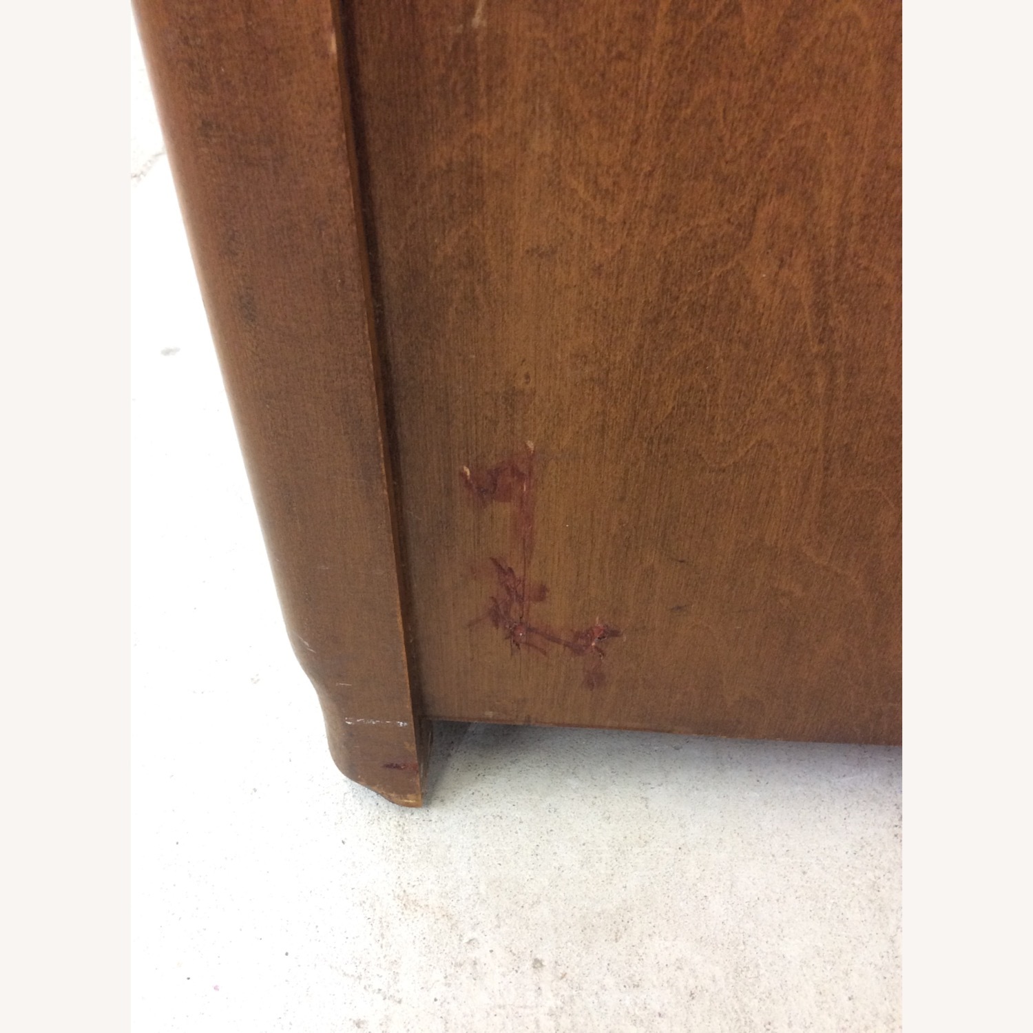 Art Deco 7 Drawer Writing Desk with Waterfall Top - image-7