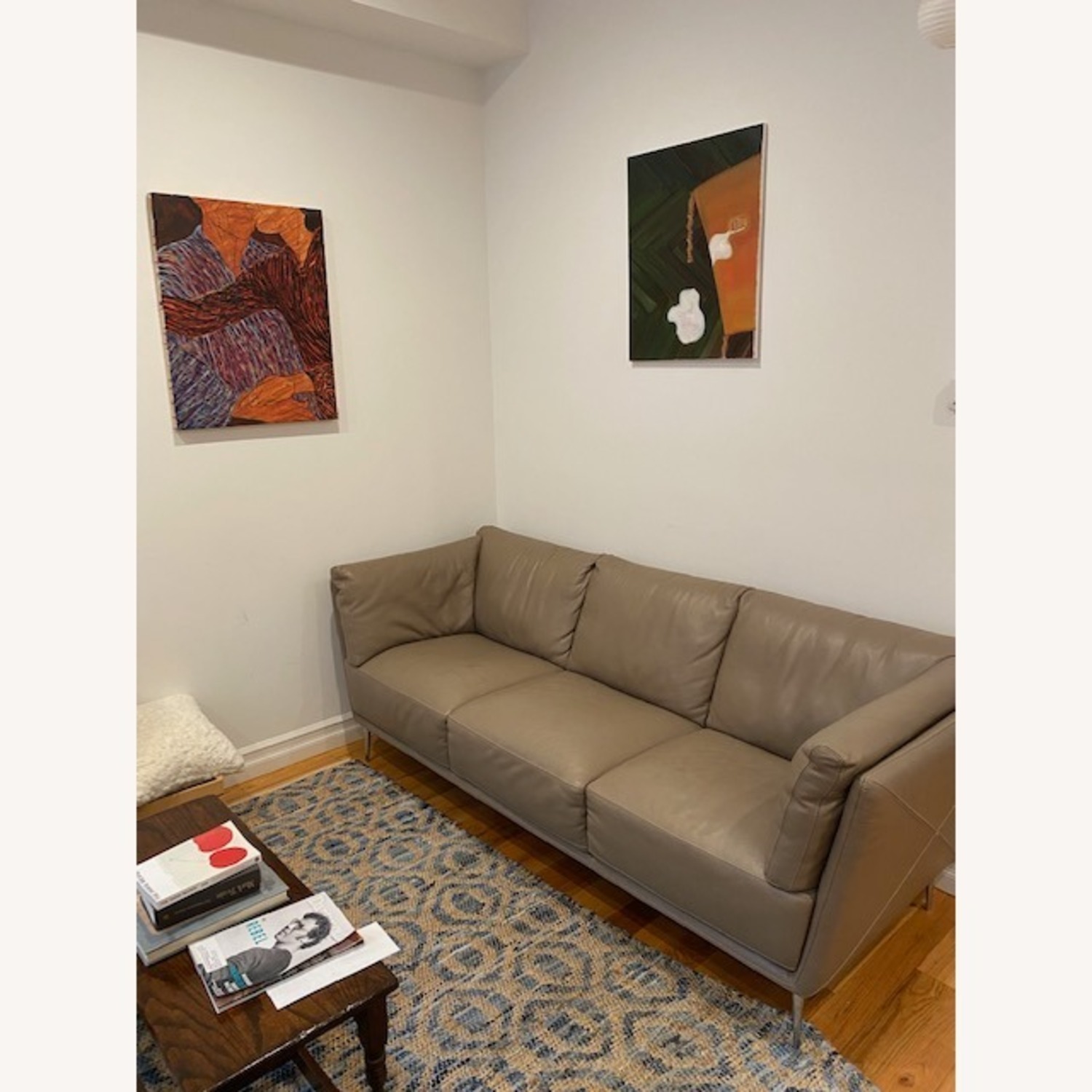 3 Seater Leather Sofa - image-5