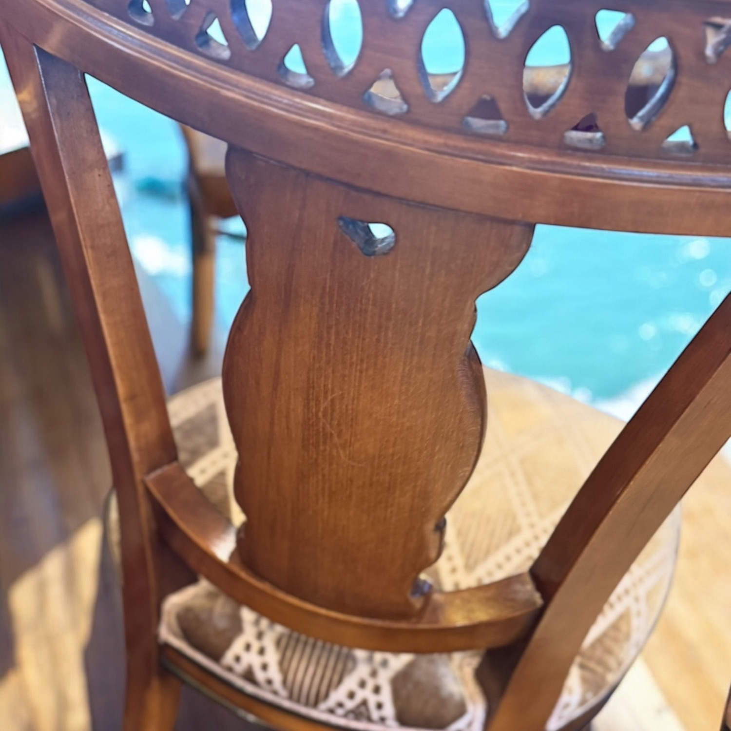 Armando Rho Italy 7p Dining Table Set 6 Chairs - image-5