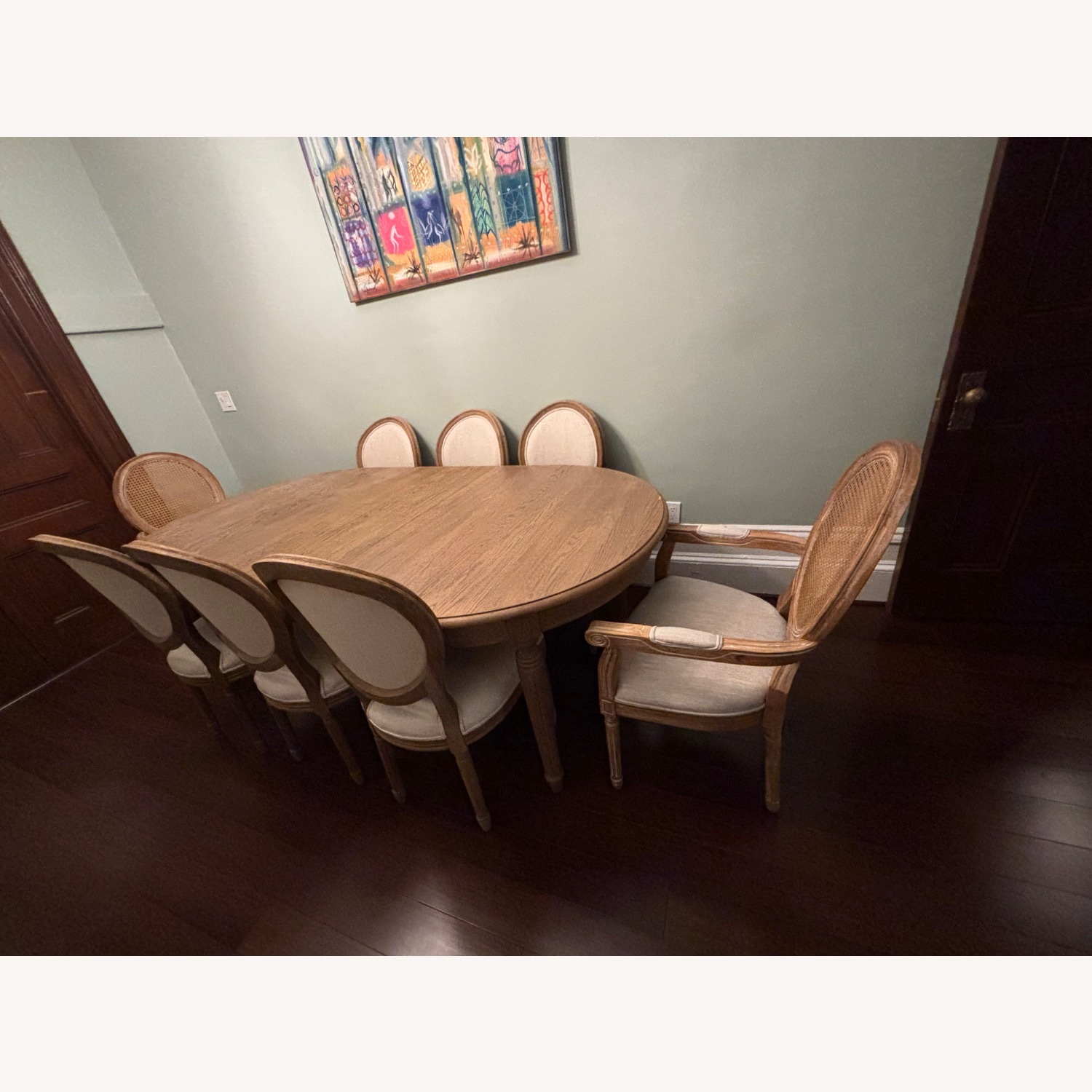 Restoration Hardware Vintage French Fluted-Leg Extension Dining Table - image-2