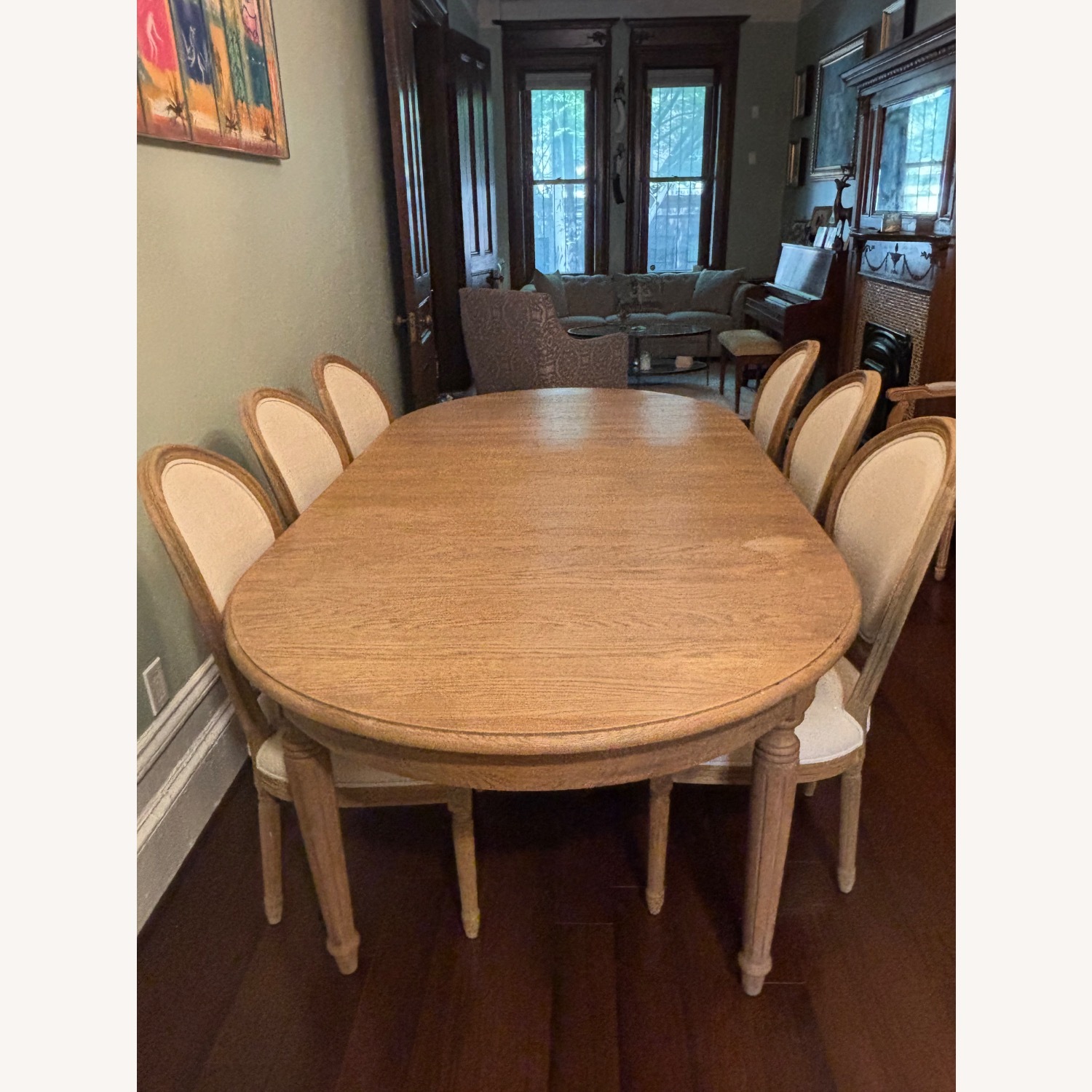 Restoration Hardware Vintage French Fluted-Leg Extension Dining Table - image-4