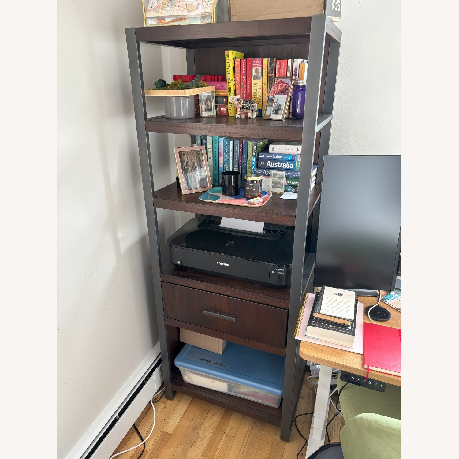 Raymour & Flanigan 3 Piece Console + Bar + Storage - image-7