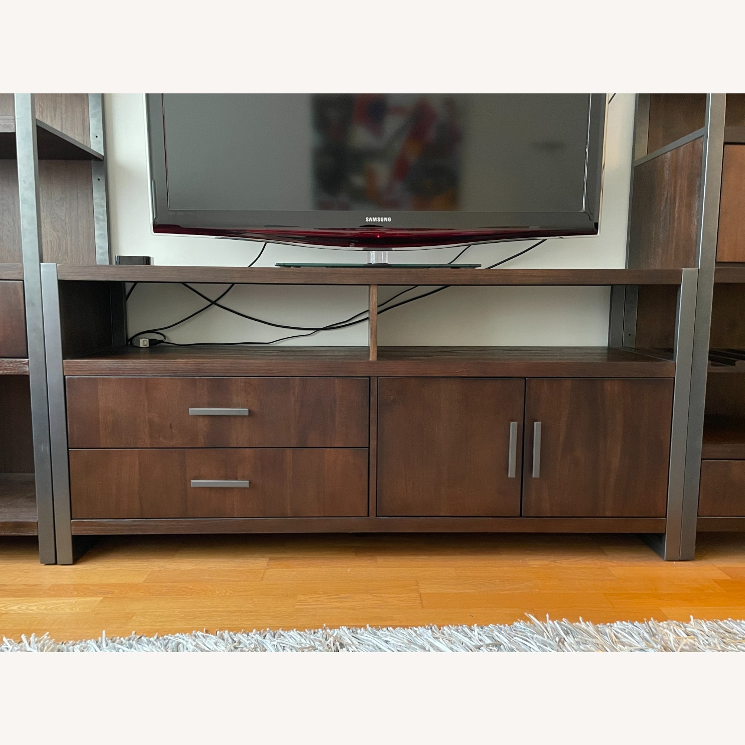 Raymour & Flanigan 3 Piece Console + Bar + Storage - image-5