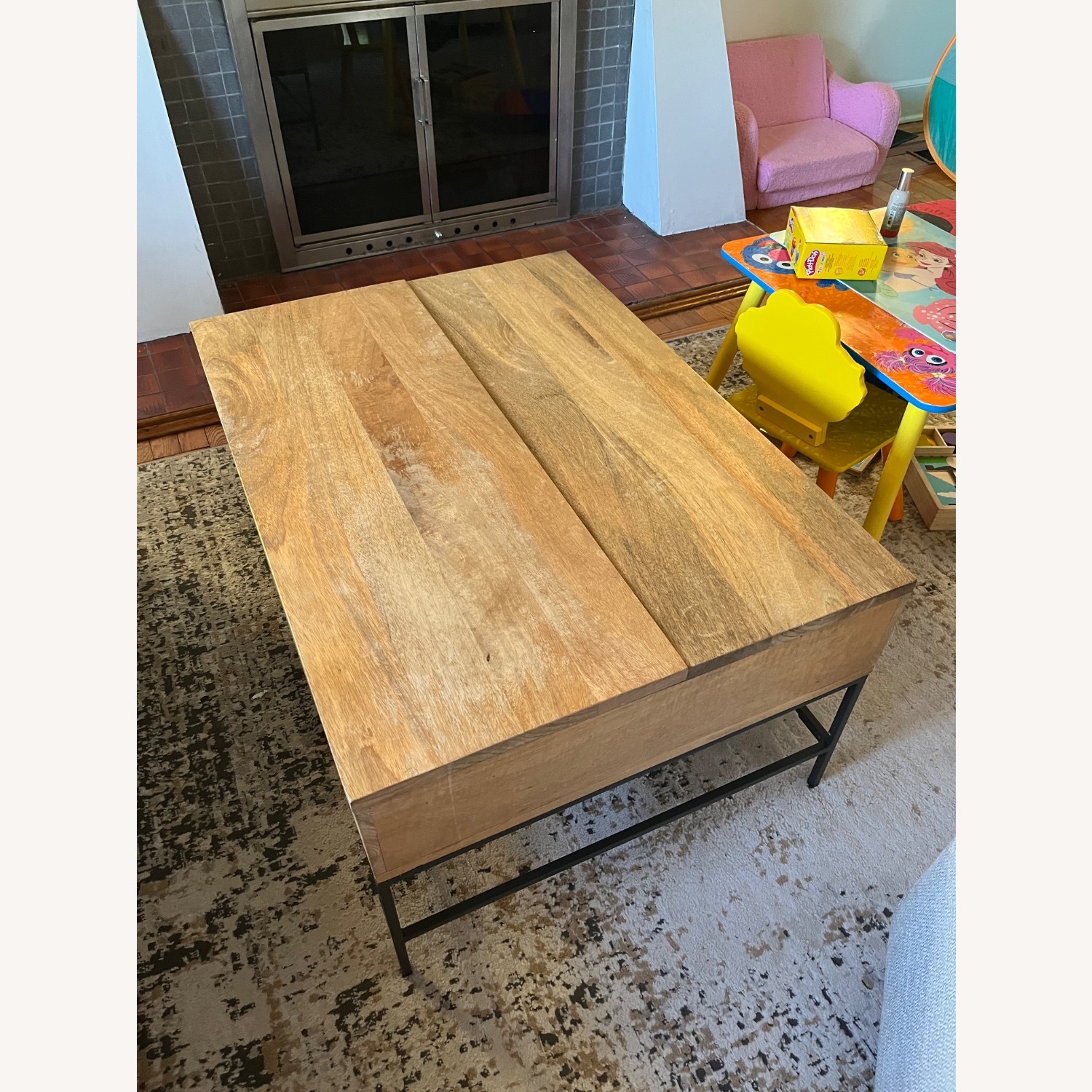 West Elm Storage Coffee Table - image-1