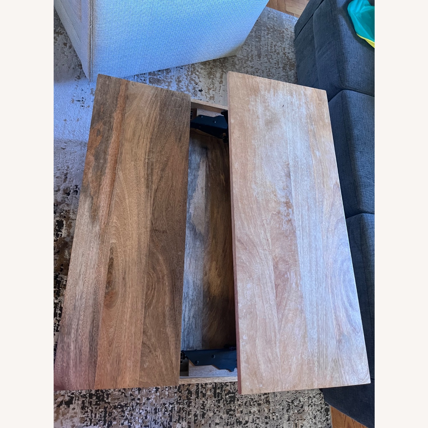 West Elm Storage Coffee Table - image-6