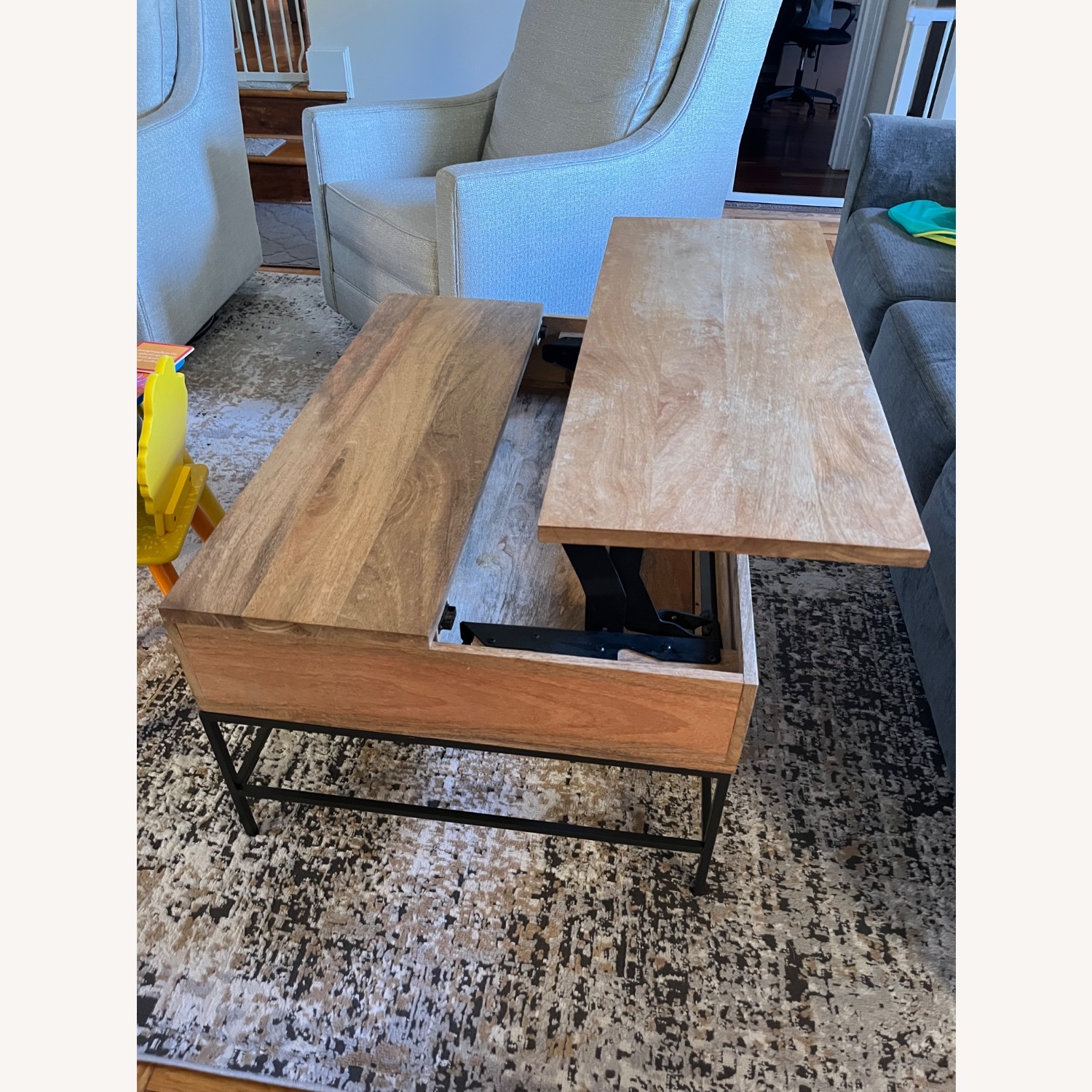 West Elm Storage Coffee Table - image-2
