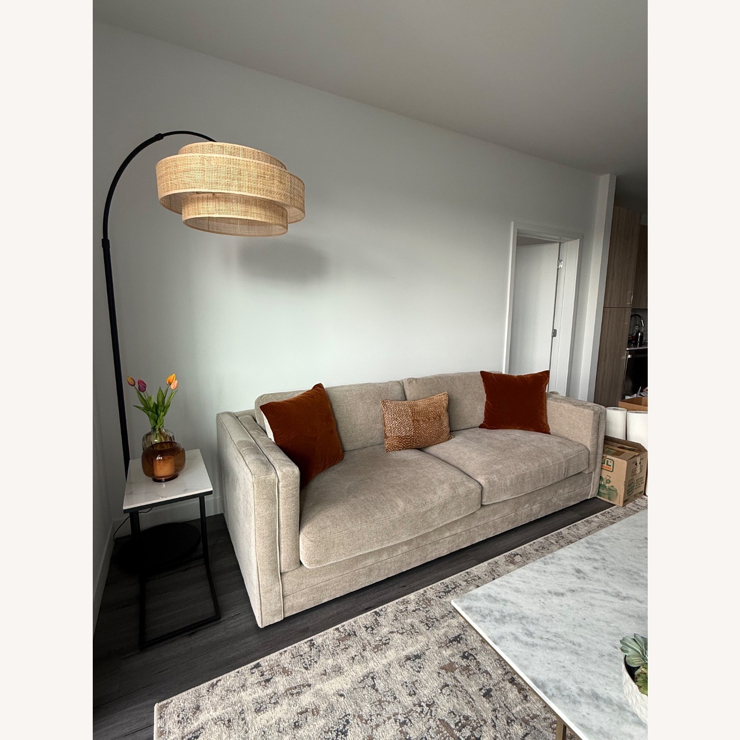 Crate & Barrel LakeView Upholstered Sofa 94” - image-3