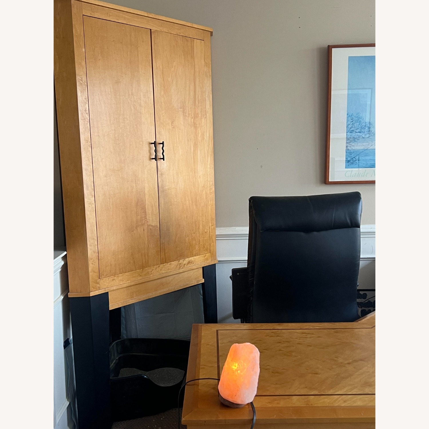 Custom Desk and Cabinet - image-2