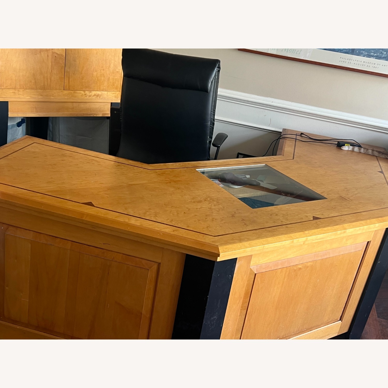 Custom Desk and Cabinet - image-1