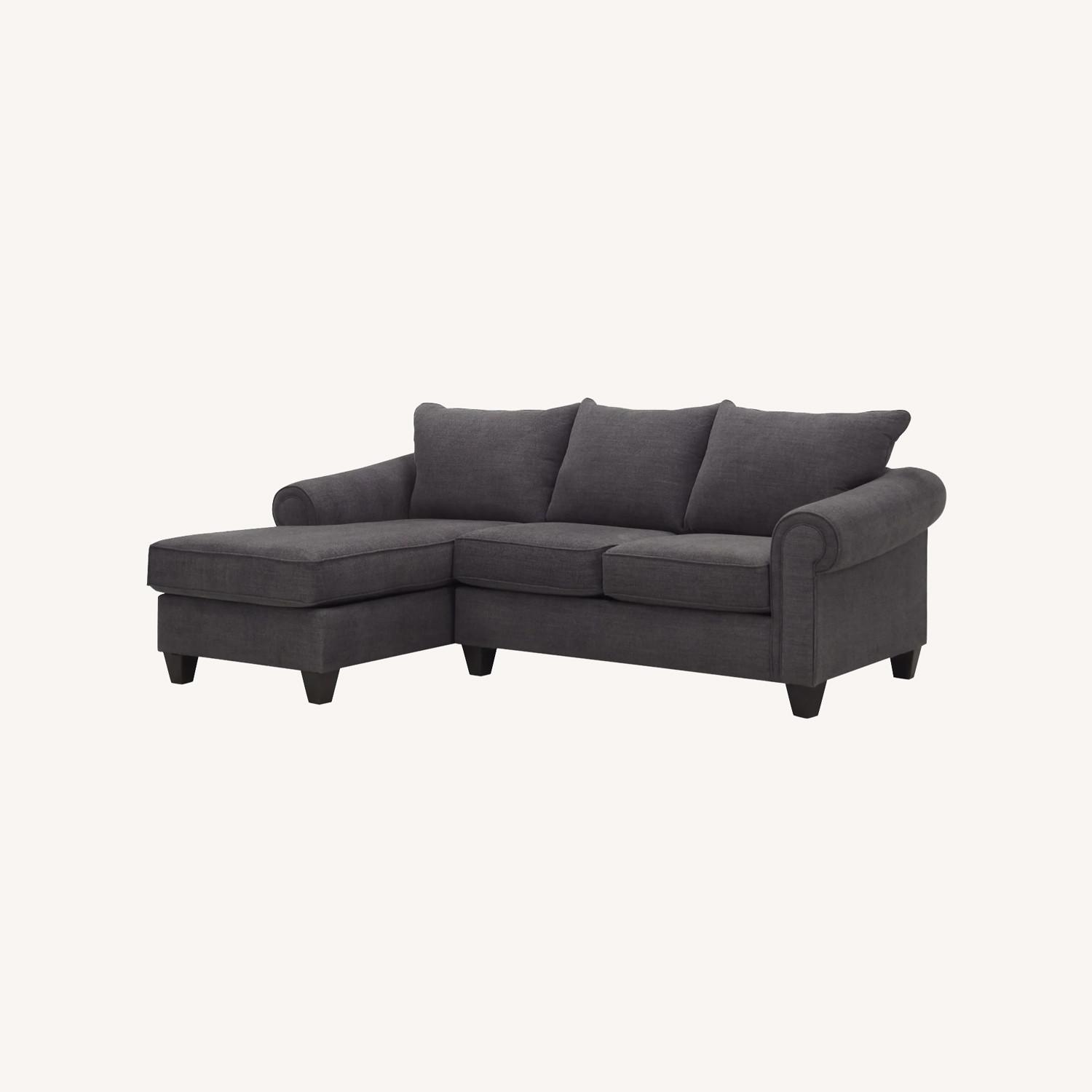 Raymour & Flanagan Chaise Sofa - image-0