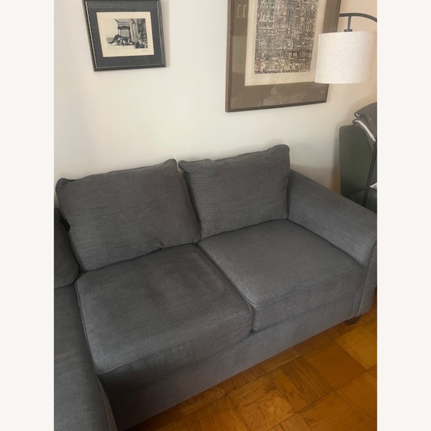 Raymour & Flanagan Chaise Sofa - image-3