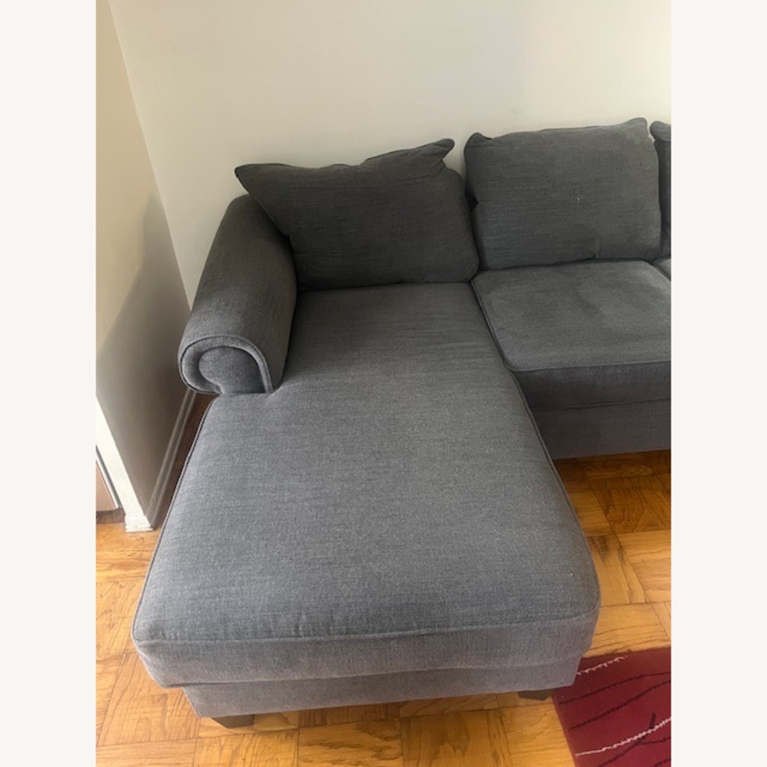 Raymour & Flanagan Chaise Sofa - image-2