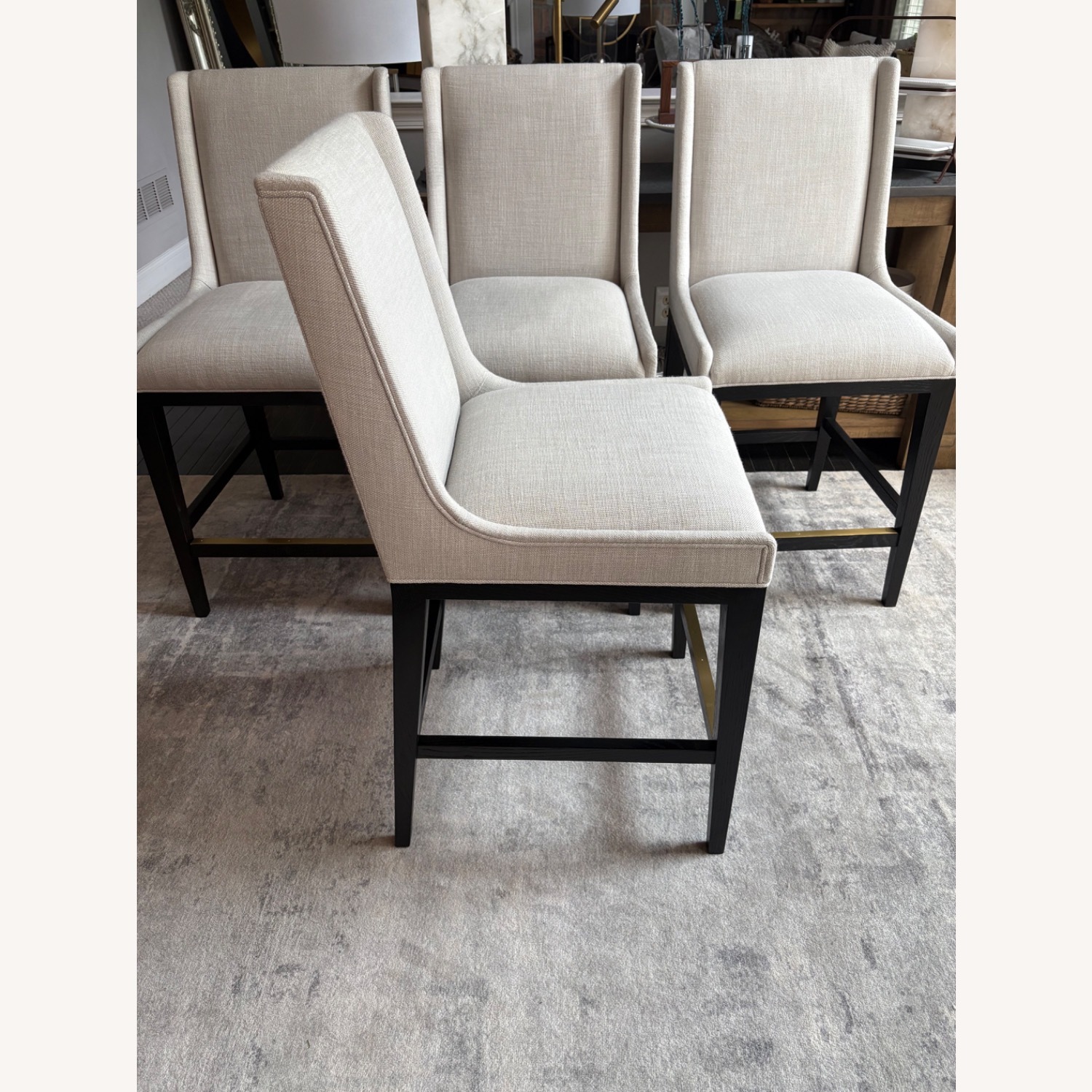 Restoration Hardware Leigh Armless Counter Stools  Set  - image-10