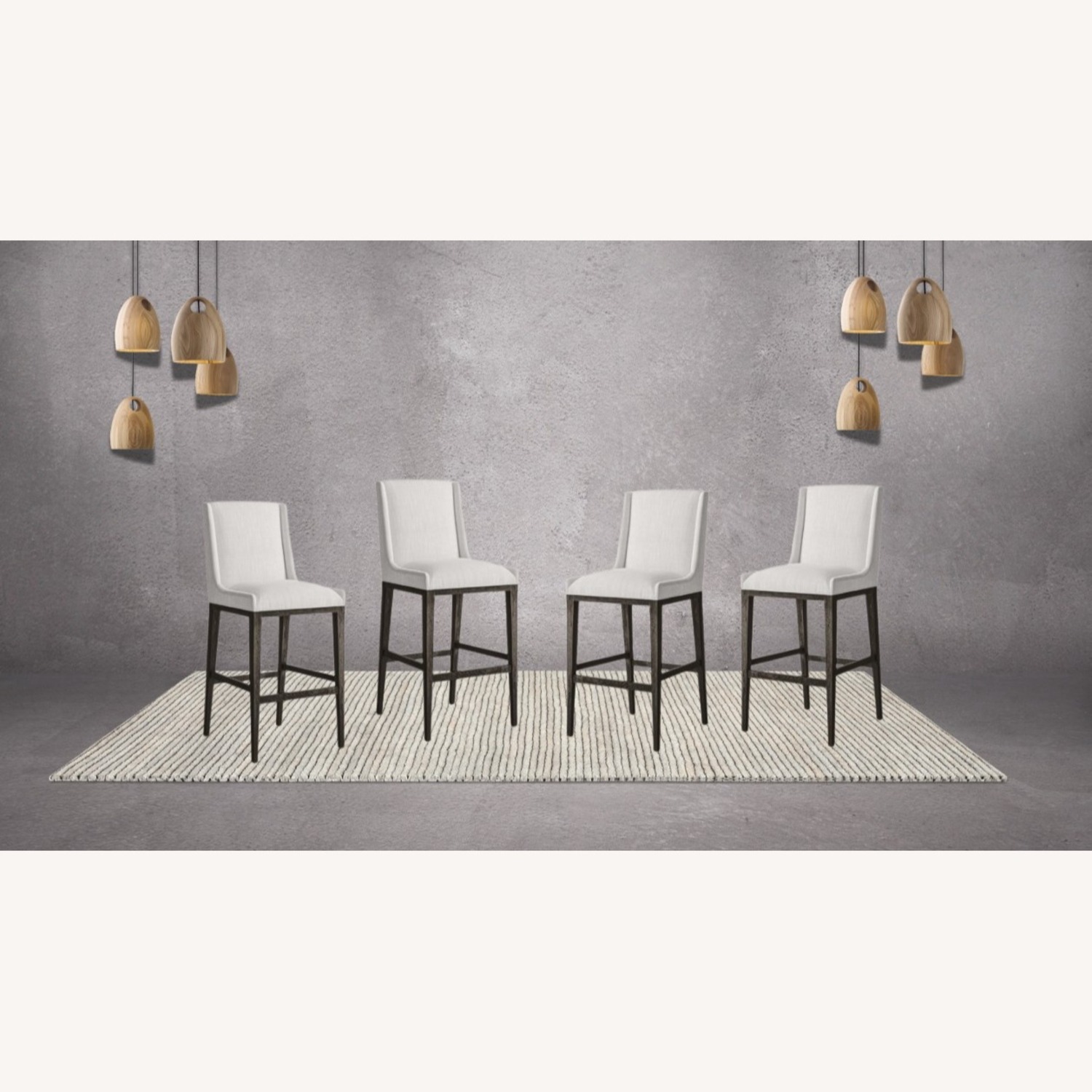Restoration Hardware Leigh Armless Counter Stools  Set  - image-2