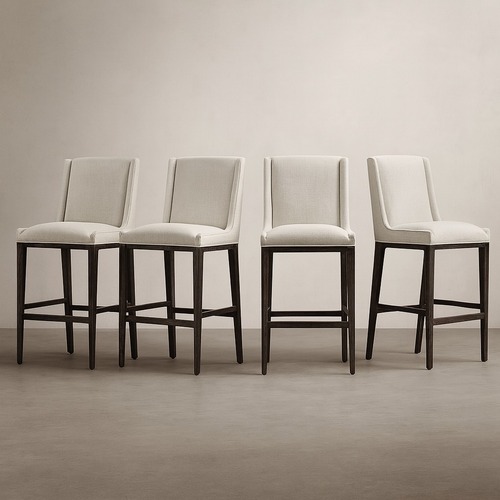 Used Restoration Hardware Leigh Armless Counter Stools  Set  for sale on AptDeco