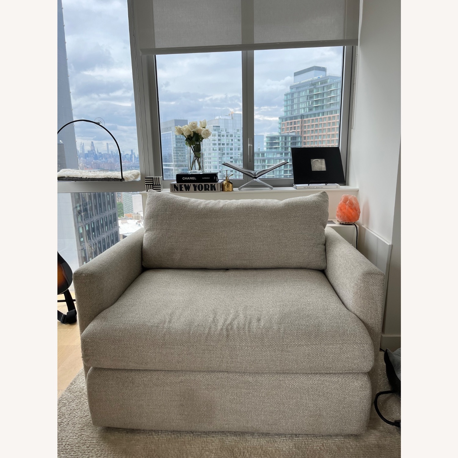 Crate & Barrel Lounge Chair and a Half - image-5