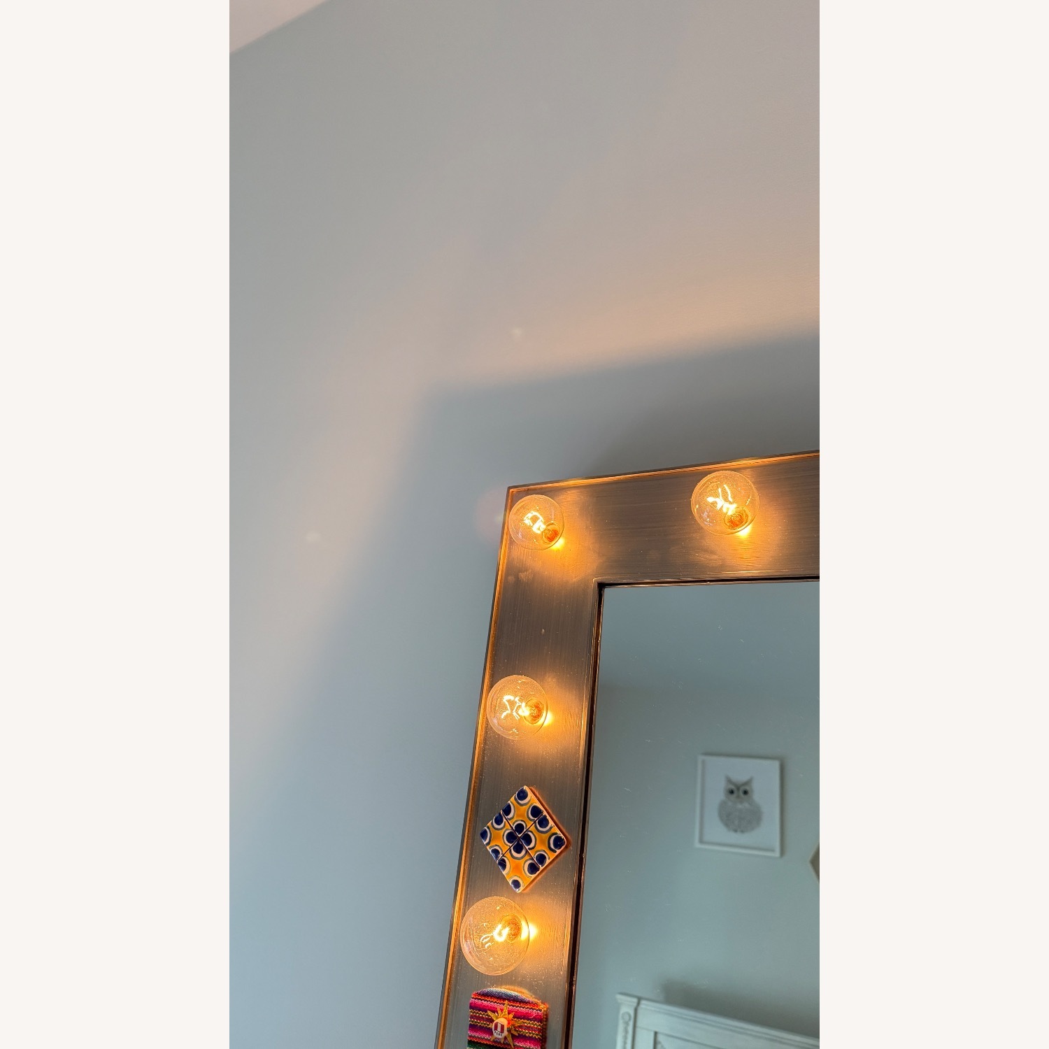 Restoration Hardware Illuminated Mirror - image-4