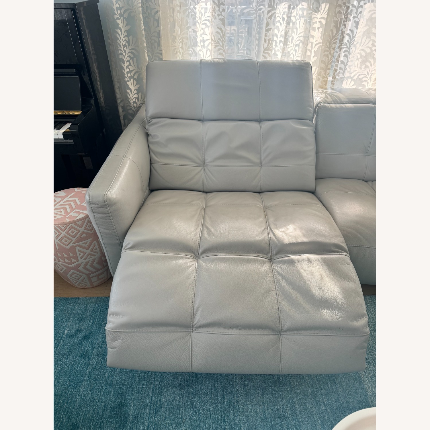 Natuzzi Philo Reclining Leather Sectional  - image-6